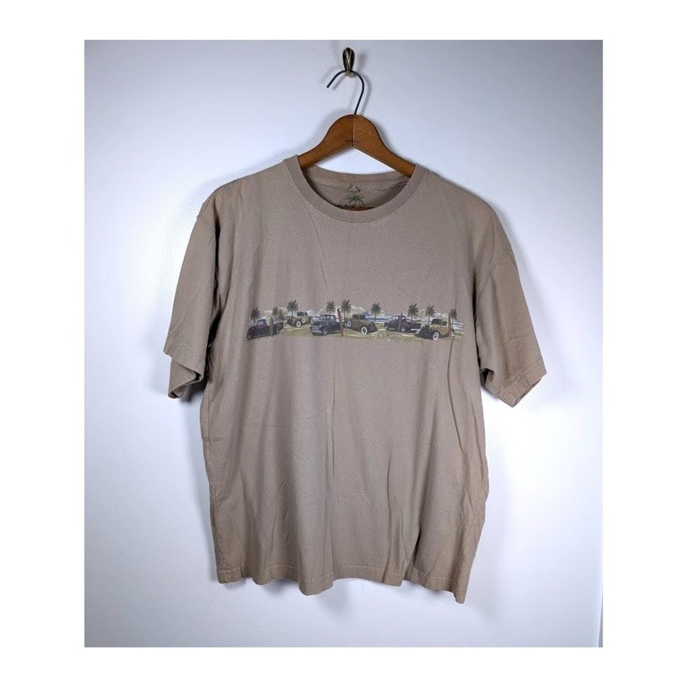 Vintage 90s Classic Truck‎ Graphic T-Shirt Large Locals Only Neutral Dad Grandpa